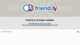 What Friend.ly website looked like in 2017 (6 years ago)