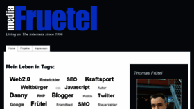 What Fruetel.de website looked like in 2017 (6 years ago)