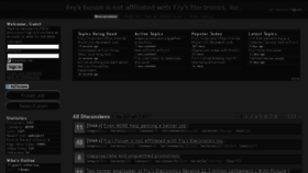 What Frysforum.com website looked like in 2017 (6 years ago)
