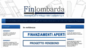 What Finlombarda.it website looked like in 2017 (6 years ago)