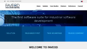 What Faveod.com website looked like in 2017 (6 years ago)