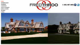 What Fredthrooarchitect.com website looked like in 2017 (7 years ago)