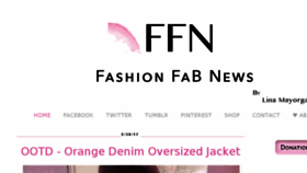 What Fashionfabnews.com website looked like in 2017 (6 years ago)