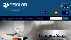 What Fisiolab.mx website looked like in 2017 (6 years ago)