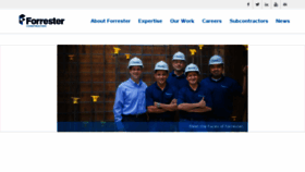 What Forresterconstruction.com website looked like in 2017 (6 years ago)