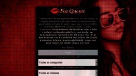 What Fozquente.com website looked like in 2017 (6 years ago)
