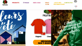 What Fruitoftheloom.fr website looked like in 2017 (6 years ago)