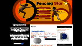 What Fencingstar.com website looked like in 2017 (6 years ago)