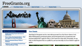 What Freegrants.org website looked like in 2017 (6 years ago)