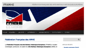What Ffamhe.fr website looked like in 2017 (6 years ago)