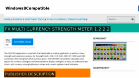 What Fx-multi-currency-strength-meter.windows8compatible.com website looked like in 2017 (6 years ago)