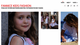 What Fannicefashion.com website looked like in 2017 (6 years ago)