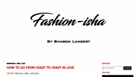 What Fashion-isha.com website looked like in 2017 (8 years ago)
