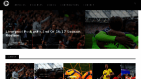What Footballpurists.com website looked like in 2017 (6 years ago)