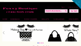 What Foxxyboutique.com website looked like in 2017 (6 years ago)