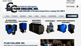 What Fluidchillers.com website looked like in 2017 (6 years ago)