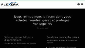 What Flexerasoftware.fr website looked like in 2017 (6 years ago)