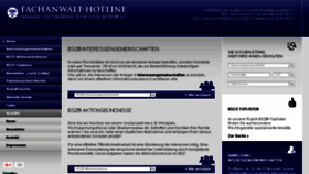What Fachanwalt-hotline.de website looked like in 2017 (6 years ago)