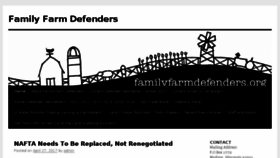 What Familyfarmers.org website looked like in 2017 (6 years ago)