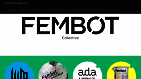What Fembotcollective.org website looked like in 2017 (6 years ago)