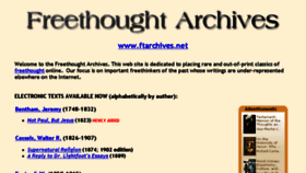 What Ftarchives.net website looked like in 2017 (8 years ago)