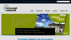 What Fermanaghlakelands.com website looked like in 2017 (6 years ago)