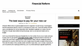 What Financialreform.co.uk website looked like in 2017 (7 years ago)