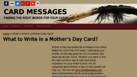 What Freemothersdaymessages.com website looked like in 2017 (6 years ago)