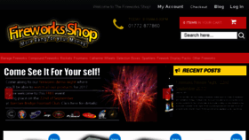 What Fireworksshop.uk.com website looked like in 2017 (6 years ago)