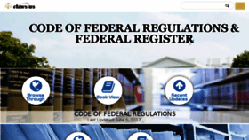 What Federal.eregulations.us website looked like in 2017 (6 years ago)
