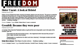 What Freedomnews.org.uk website looked like in 2017 (6 years ago)