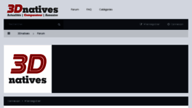 What Forum.3dnatives.com website looked like in 2017 (6 years ago)