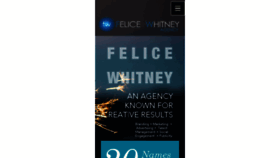 What Felicewhitney.com website looked like in 2017 (6 years ago)