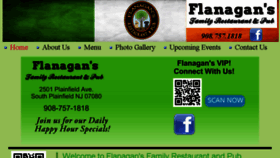 What Flanagansrestaurant.com website looked like in 2017 (6 years ago)