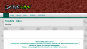 What Forozone.net website looked like in 2017 (6 years ago)
