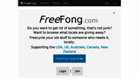What Freefong.com website looked like in 2017 (6 years ago)