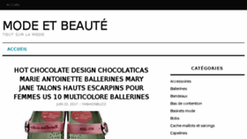 What Fashionbuzz.fr website looked like in 2017 (8 years ago)