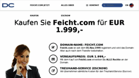 What Feicht.com website looked like in 2017 (6 years ago)