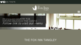 What Foxinntangley.co.uk website looked like in 2017 (6 years ago)