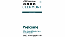 What Friendsofclermont.org website looked like in 2017 (6 years ago)