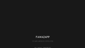 What Fawazapp.com website looked like in 2017 (6 years ago)