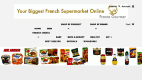 What Francegourmet.com.au website looked like in 2017 (6 years ago)