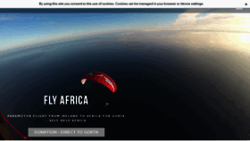 What Flyafrica.ie website looked like in 2017 (6 years ago)