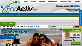 What Foractiv.cz website looked like in 2017 (6 years ago)