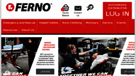 What Ferno.com.au website looked like in 2017 (6 years ago)