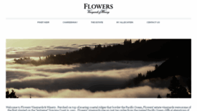 What Flowerswinery.com website looked like in 2017 (6 years ago)