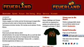 What Feuerland-spiele.de website looked like in 2017 (6 years ago)