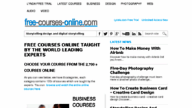 What Free-courses-online.com website looked like in 2017 (6 years ago)