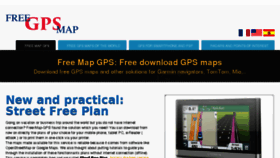 What Free-map-gps.com website looked like in 2017 (6 years ago)