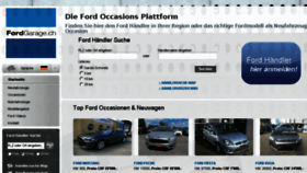 What Fordgarage.ch website looked like in 2017 (6 years ago)